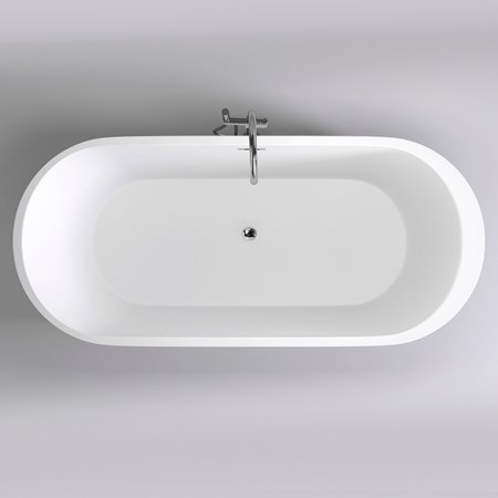 Акриловая ванна Black&White Black Swan 170x80 109sbbl без гидромассажа 