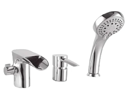 Смеситель для ванны на 3 отверстия Lemark Atlantiss LM3245C хром 