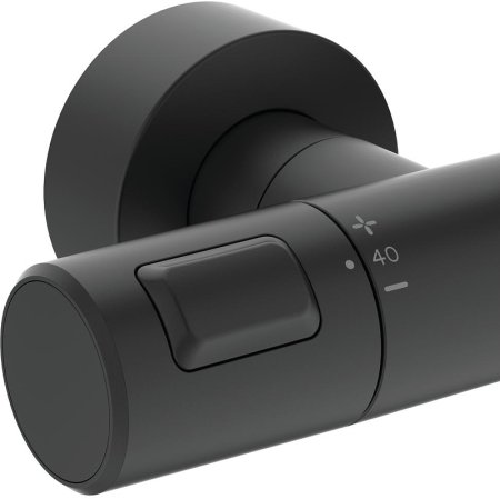 Душевая система Ideal Standard Ceratherm T25 A7546XG с термостатом Черная матовая 