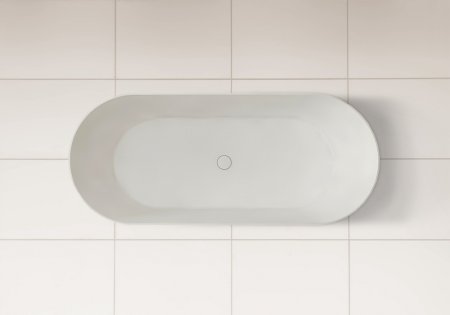 Ванна из искусственного камня ABBER Stein AS9622 белая матовая 