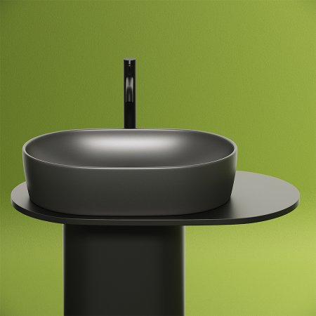 Раковина Ceramica Nova Element CN6047MDH темный антрацит 