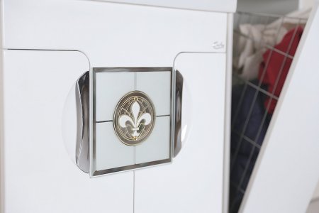 Тумба с раковиной Onika Флорена-Квадро 60.10 белая 