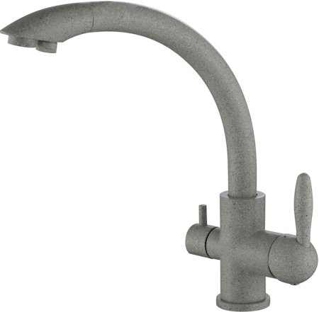 Смеситель для кухонной мойки Paulmark Essen Es213001-310 серый 
