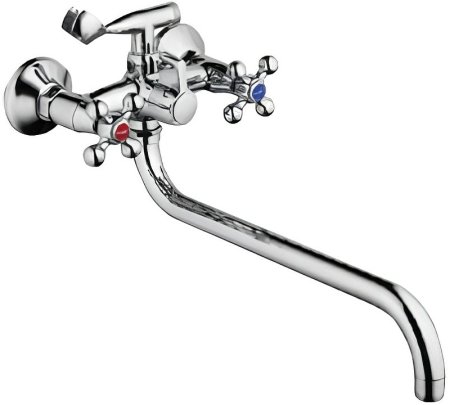 Смеситель для ванны Frap H19 F2619-2 универсальный Хром 