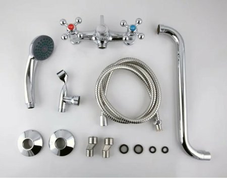 Смеситель для ванны Frap H19 F2619-2 универсальный Хром 