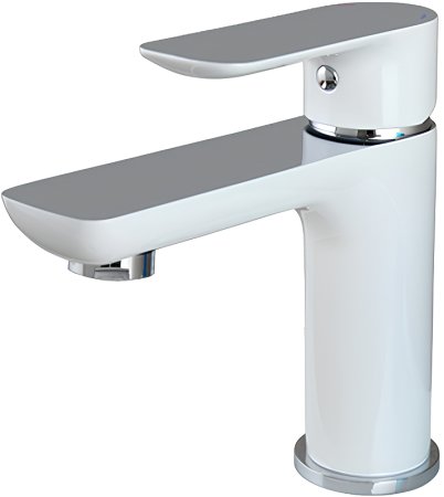 Смеситель для раковины Gappo G48 G1048 Белый Хром 