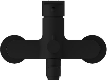 Смеситель для ванны Cersanit Brasko Black 64092 универсальный Черный матовый 