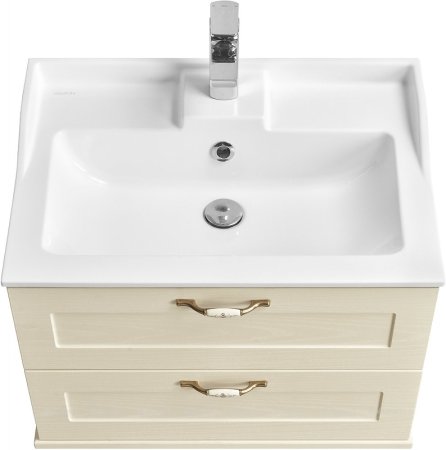 Тумба под раковину Aquaton Леон 65 1A187001LBPR0 подвесная Дуб бежевый 