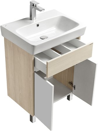 Тумба под раковину Aquaton Верди PRO 60 H 1A207701VDAV0 Белый Ясень фабрик 