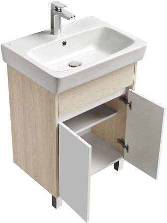 Тумба под раковину Aquaton Верди PRO 60 H 1A207701VDAV0 Белый Ясень фабрик 