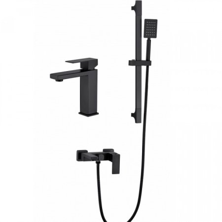 Набор для ванны 3 в 1 HANSEN H91304-C Черный матовый 
