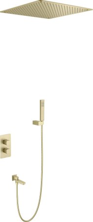 Душевой комплект Timo Petruma SX-5019/17SM с внутренней частью, золото матовое 