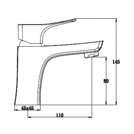 Смеситель для раковины Kaiser Clever 76011 Хром 
