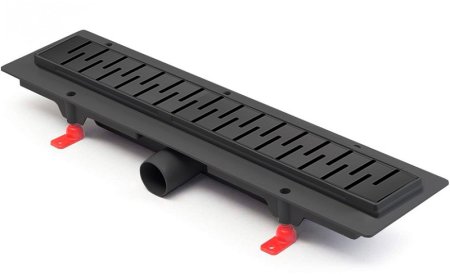 Душевой лоток Paini Medium 450 CH450MC с решеткой Черный матовый 