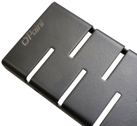 Душевой лоток Paini Medium 450 CH450MC с решеткой Черный матовый 