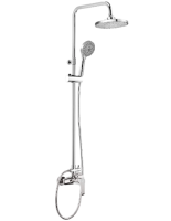 Душевая система настенная Deante CORIO NAC_019M хром Душевая система настенная Deante CORIO NAC_019M хром