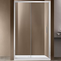 Душевая дверь Vincea Garda 160 VDS-1G160CL профиль Хром стекло прозрачное