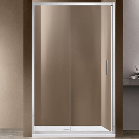 Душевая дверь Vincea Garda 160 VDS-1G160CL профиль Хром стекло прозрачное 