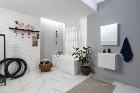 Зеркало-шкаф Aquanet Нота 50 белый 