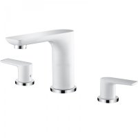 Cмеситель для раковины GANZER GZ21015F WHITE/CHROME