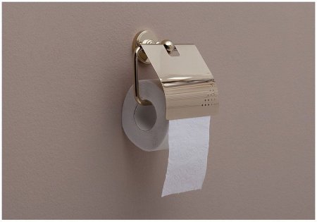Держатель туалетной бумаги Aquanet 4686 золото 