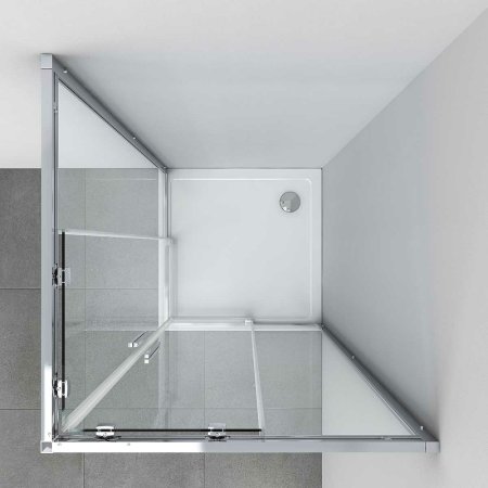 Душевой уголок Vincea Soft 90x90 VSS-3SO900CL профиль Хром стекло прозрачное 