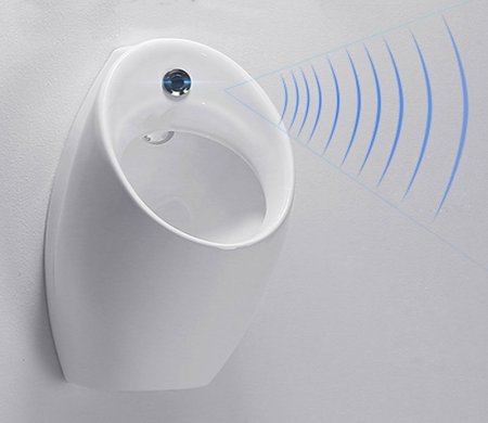 Писсуар CeramaLux X560P с сенсорным механизмом смыва 