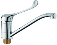 Смеситель для кухни с хирургической ручкой D-Lin D153427, хром