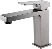 Смеситель для раковины Shevanik S9601T, оружейная сталь