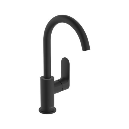 Смеситель Hansgrohe Rebris S 210 72536670 для раковины с поворотным изливом, черный 
