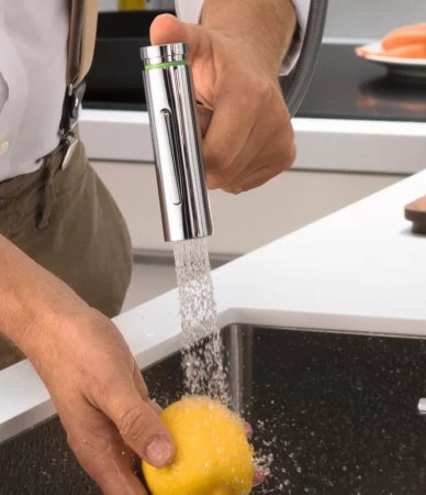 Смеситель Hansgrohe Metris Select M71 73822000 для кухонной мойки, хром 