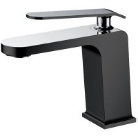 Смеситель для раковина Ganzer GZ26011C Черный / Хром