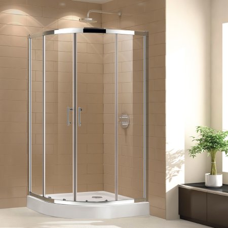 Душевой уголок Cezares ECO-O-R-2-90-C-Cr стекло прозрачное 