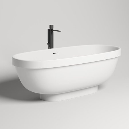 Ванна из искусственного камня Salini Greca 180х80 103121M Белая матовая 