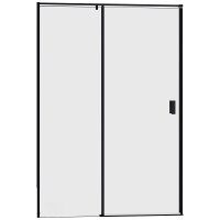 Душевая дверь в нишу Cezares URBAN-B-12-120-C-NERO с черным профилем