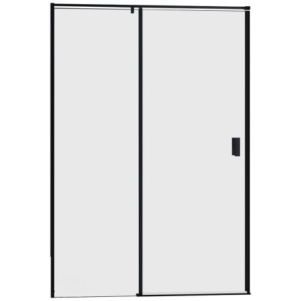 Душевая дверь в нишу Cezares URBAN-B-12-120-C-NERO с черным профилем 