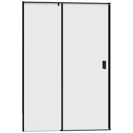 Душевая дверь в нишу Cezares URBAN-B-12-120-C-NERO с черным профилем 