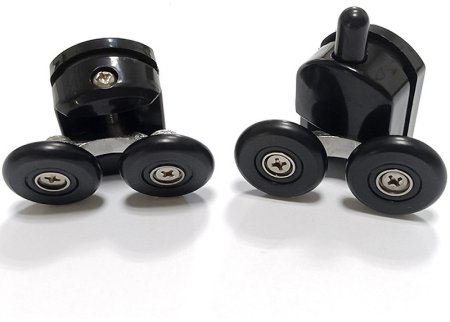 Душевая дверь Abber Schwarzer Diamant 110 AG30110B5 профиль Черный стекло прозрачное 