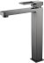 Смеситель для раковины высокий  Raffine F1196T, оружейная сталь 
