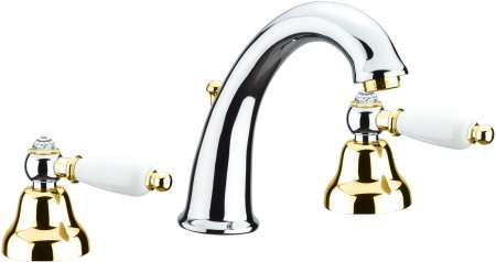 Смеситель для раковины Fiore COLONIALE SKY (SWAROVSKI®) 03CO0628, хром/золото 