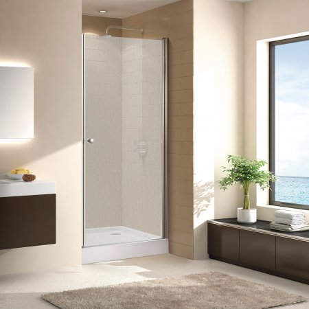 Душевая дверь в нишу Cezares ECO-O-B-1-75-P-Cr стекло punto 