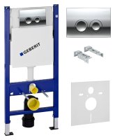 Система инсталляции для унитазов Geberit Duofix UP182 458.161.21.1 4 в 1 с кнопкой смыва