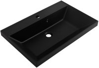 Раковина из искусственного камня BelBagno BB700/450-LV-ART-AST-NERO