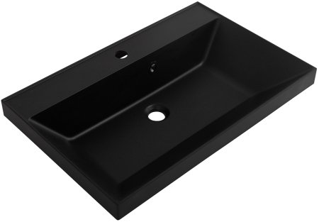 Раковина из искусственного камня BelBagno BB700/450-LV-ART-AST-NERO 