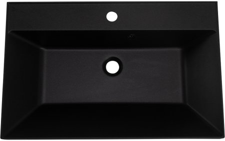 Раковина из искусственного камня BelBagno BB700/450-LV-ART-AST-NERO 