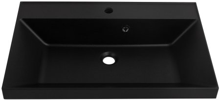 Раковина из искусственного камня BelBagno BB700/450-LV-ART-AST-NERO 