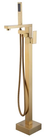 Смеситель ABBER Daheim AF8215G напольный, золото матовое 