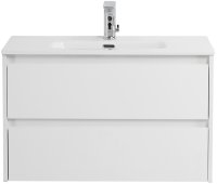 Тумба с раковиной BelBagno KRAFT 39-800/390-2C-SO-BO Bianco Opaco