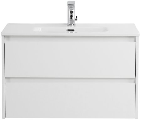 Тумба с раковиной BelBagno KRAFT 39-800/390-2C-SO-BO Bianco Opaco 