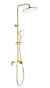 Душевая система WONZON & WOGHAND, Брашированное золото (WW-B3517-BG) 